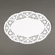 Paper Doyleys Oval Lace Cake Liners Size 6x9.5cm Contents 25s