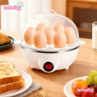 AHTY Automatic Egg Boiler, Durable Multi-Functional Mini Egg Cooker, Auto Shut- 7 Eggs Capacity Spac