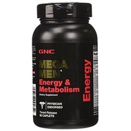 GNC Mega Men Energy and Metabolism Supplement, 90 CountImport From USA