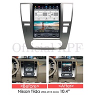 MSIT Tesla Type 10.4'' 1080 HD Screen Android 6.0 Car GPS For Nissan TIIDA 06-13