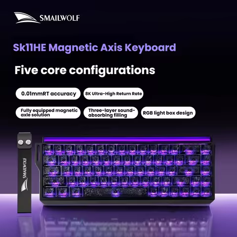 SMAILWOLF SK11 68HE Magnetic Switch Mechanical Keyboard, 68% Layout, Gaming & Esports, Rapid Trigger