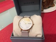 Skagen 女錶 猄皮帶手錶 Signatur Gray Leather Watch