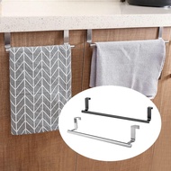 Stainless Steel Towel Rack Punch-free Cabinet Towel Rack Cabinet Shelf Hanger For Bathroom G2j6