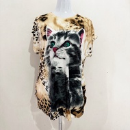 Women Blouse Plus Size Baju Wanita Saiz besar Aunty Women Tops