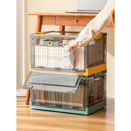 Storage Storage Box Book Box Student Classroom Book Storage Box Foldable Transparent Book Storage Bo