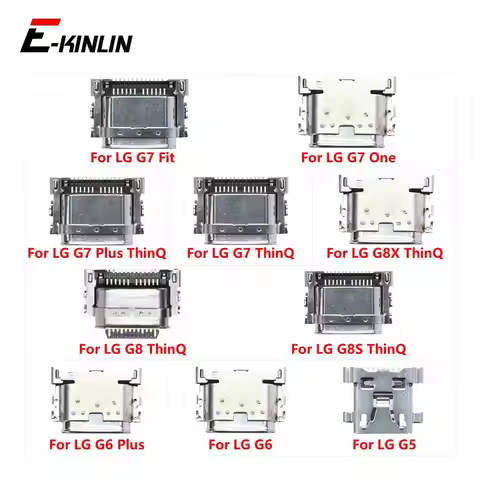 Type-C Micro USB Jack Connector Socket Charging Port Plug Dock For LG G5 G6 G7 One Plus Fit G8 G8X G