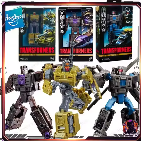 (In Stock) Hasbro Age of The Primes Combaticons Brawl Blast Off Vortex Transformable Figures Collect