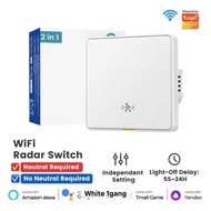 MORE 1 Gang Smart Wall Switch With Automatic Human Radar | Smart Light Switch Human Radar Motion Sen