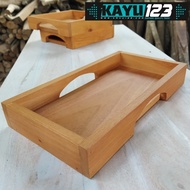 Wooden Tray 15x28x5 cm Wooden Tray Wooden Box Serving Tray (WTV-61)