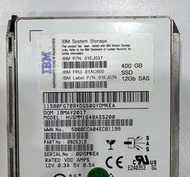 IBM 01EJ037 01AC600 01EJ039 400G SAS SSD V5000 V5030固態硬盤
