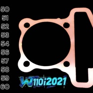 Copper Gasket W110i2021-2024 W110i Year 2021-2024 Size 50/51/52/53/54/56/57/58/59/60 Mm. Fast Delive