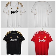 [New] 11-12 Real Madrid home and away retro jersey, high-quality football retro sports casual jersey