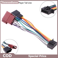 thewoodfamer Car CD Tail Line Stereo Radio Player ISO Wiring Harness Connector Audio Cable For Pione