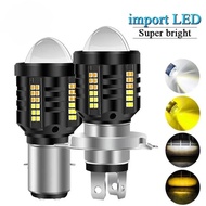 12V H4 H6 BA20D LED Motorcycle Headlight White Hi/Lo Beam Spotlight Bulb Scooter ATV Moped