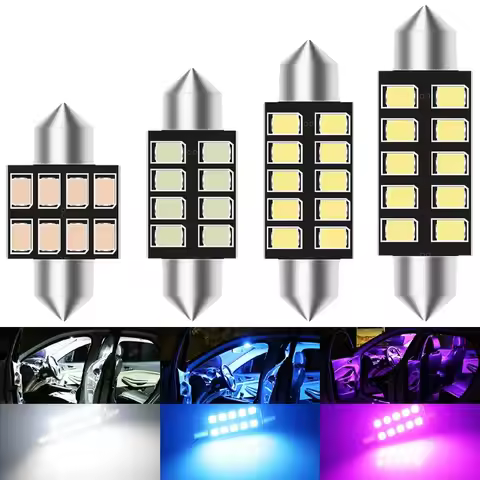 2pcs canbus c5w led Festoon c5w led purple 31mm led 36mm 39mm 41mm led Car led lights ice blue inter