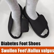 Comfortable Slippers Diabetic Edema Slippers Wide Toe Sandals Suitable Orthopedic Shoes adjustable h