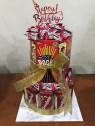 ASD-028 Snack Tower / Tower kue snack Bogor/ snack coklat tower