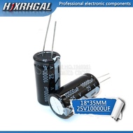 5PCS Higt quality 25V10000UF 18*35mm 10000UF 25V 18*35 Electrolytic capacitor HJXRHGAL