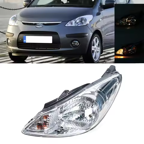 Car Front Bumper Car Light Headlight Signal Lamp Head Light For Hyundai I10 2007 2008 2009 2010 2011