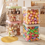 Doll Storage Stool Children Plush Toy Doll Storage Barrel Doll Doll Storage Stool Transparent Sitabl