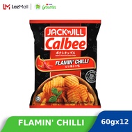 JacknJill Calbee Potato Chips Flamin Chili 60g x 12