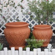 Landscape Flower Basket Pot Red Pottery Pot Stoneware Pot Garden Decoration Pot Pot Pottery Pot Flow