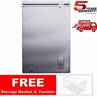 ELBA Italy 130L Chest Freezer EFE1310 (GR) *FREE Storage Basket &amp; Tumbler
