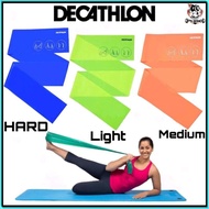 ถูกที่สุด ยางยืดออกกำลังกาย แผ่นยางพิลาทิส Elastic Band ยี่ห้อ Decathlon