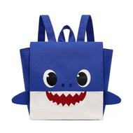 Cartoon Baby Shark Bag for Boys Girls Lightweight Kids Backpack Cute Daddy Shark Mommy Shark School Bag Birthday Gift for Children 书包