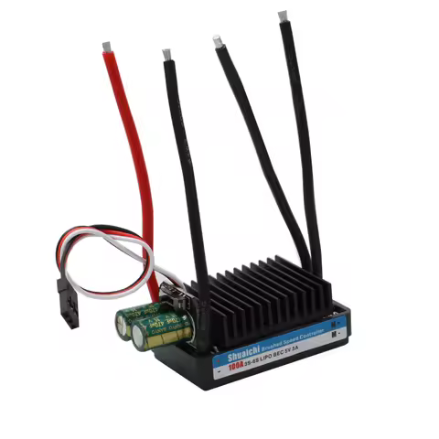 1PCS 3S-6S 100A High Power Bidirectional Brushed ESC Speed Controller 12-24V 775 795 895 997 Motor P