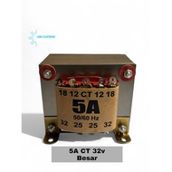 5 Ampere CT 32v Large Transformer 5A CT 32v Pure Copper Original Transformer/ Without Mixture 5 Ampe
