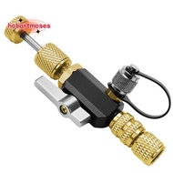 Dual Valve Core Removal Tool for R22 R410A R32, 1/4" 5/16" HVAC Valve Core Removal Tool- Essential H
