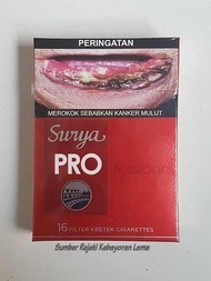 Rokok Gudang Garam Surya Pro Merah - 1 Bungkus 16 Batang - 1 Slop 10