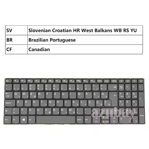Keyboard For Lenovo S145-15IGM S145-15IIL S145-15IKB S145-15IML S145-15IWL V140-15IWL Slovenian CRO 