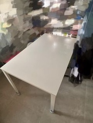 ikea vangsta 白色長方形餐枱