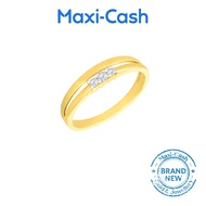 Diamond Line Ring in 14K White Gold