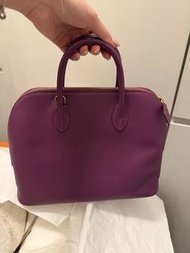 Hermes Bolide 30 紫色 可連埋內袋