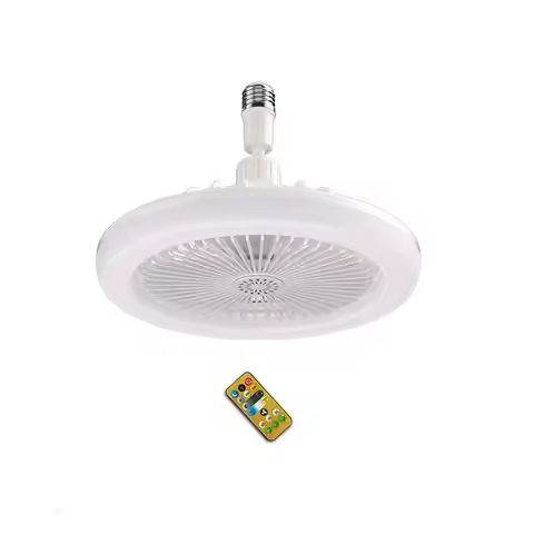 [NEW!N92R】 Ceiling Fan With Remote Control And Light 30W LED Lamp Fan Smart Silent Ceiling Fan E27 C
