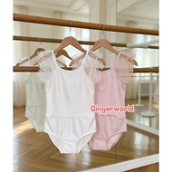 Ballet practice shirt for girls with fairy wings, children's ballet shirt, ballet shirt for girls wi