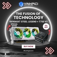 AMD GPU COMBO Computer Set (ASROCK RX 9060XT STEEL LEGEND 16GB + XIGMATEK THOR T750 V3 750W)