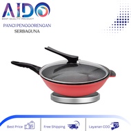 Marble frying pan / Wok Pan 30cm Original Fry Wok Pan Pan GLASS SET