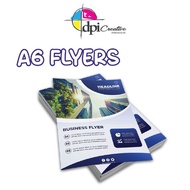  A6  FLYERS PRINTING [ Simili 80gsm | Art Card 157gsm ] Custom / Own Design Flyers