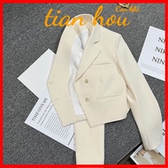 Autumn Style High-End Niche Design Short Small Suit Women Jacket Casual Suit Top M7LV