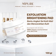 MINJIE x Npure Licorice Light Up Brightening Exfoliating Pad - Nia's Exfoliating Pad for Brightening