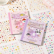 4000 Sheets Dopamine Cut Sticker Book Dream Series Mini Deco Stickers DIY Scrapbook Nail Art Phone C