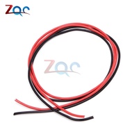 【✴COD✴】 fka5 1set 14 Awg Gauge Wire Flexible Silicone Stranded Copper Cables For Rc Black 1m Red 1m