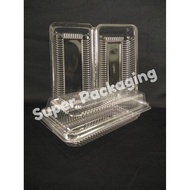 Kuih Container OPS L163 /163 /Disposable Clear Bakery Container/Plastic Container/Cakebox(50pcs±)