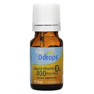 Baby DDrops 嬰幼兒維生素D3滴劑400IU - 90滴 (2.5ml) 2.5ml