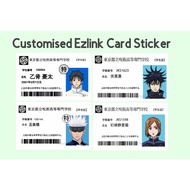 *Support Local* Jujutsu Kaisen Series Ezlink Card Sticker  - Jujutsu Kaisen Anime Series