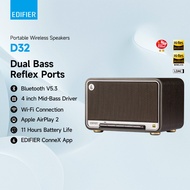Edifier D32 Portable Wireless Speaker - Hi-Res Audio | Apple Airplay2 | ConneX App | 60W RMS